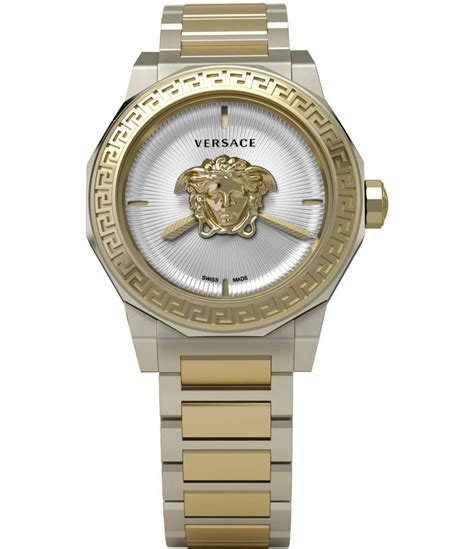 Versace Women's Medusa Heritage Analog Gold Tone Stainless 